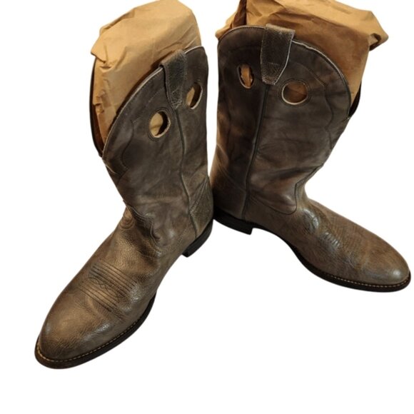 Boulet Canada Vintage pull-on leather boots size 10.5 M - Picture 3 of 11